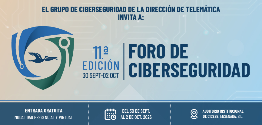 Foro de Ciberseguridad 11a. Edición